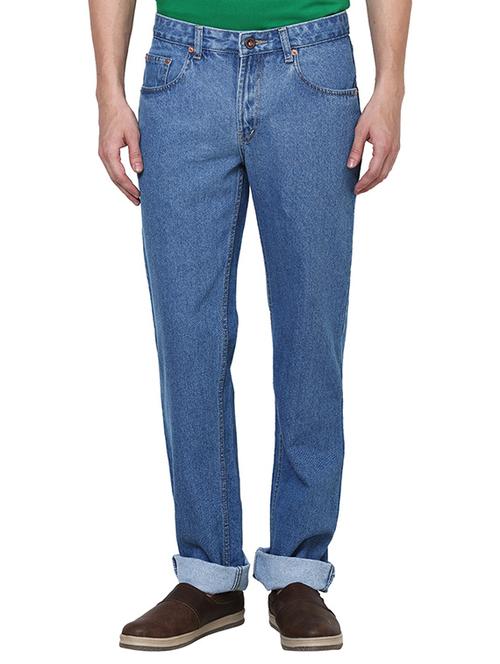 blue cotton regural jeans - 12566558 - Very Small Image - 1