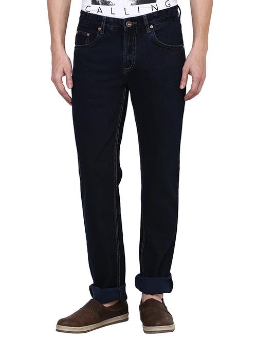 navy blue cotton jeans - 12566560 - Very Small Image - 1