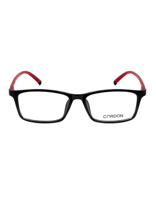 cardon black rectangular full rim eyeframe - 12569224 - Very Small Image - 1