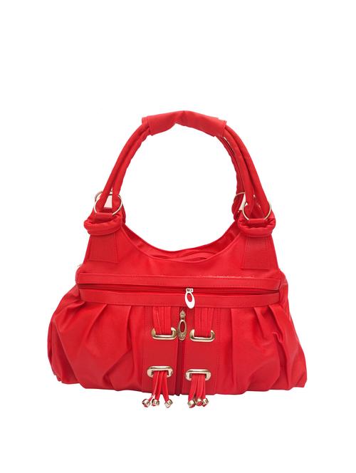 red leatherette handbag - 12569399 - Very Small Image - 1