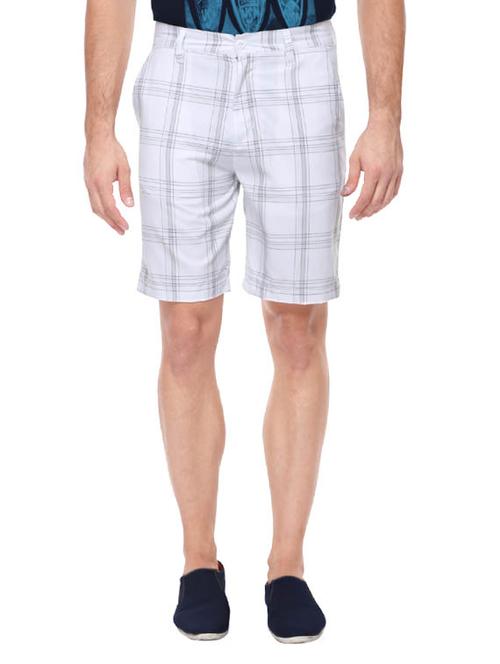 white polyester blend shorts - 12576751 - Very Small Image - 1