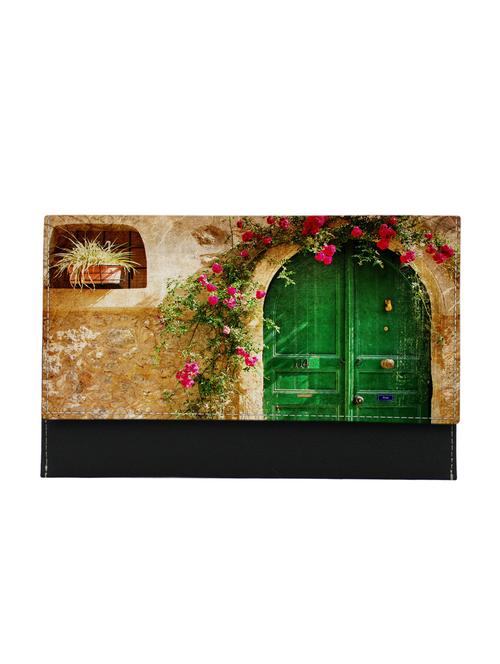 multi colored synthetic leather clutch - 12577145 - Very Small Image - 1