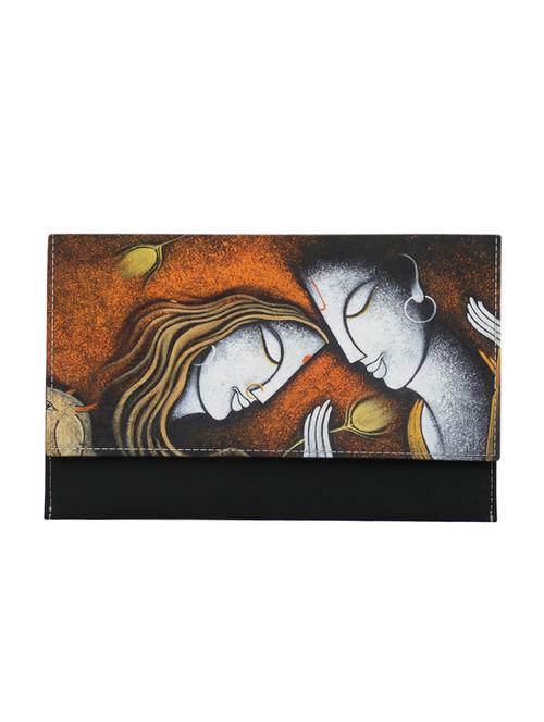multi colored synthetic leather clutch - 12577146 - Very Small Image - 1
