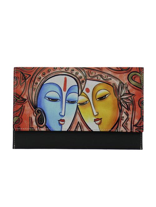multi colored synthetic leather clutch - 12577147 - Very Small Image - 1