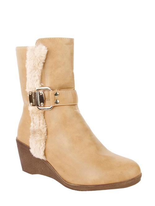 beige calf boot - 12577672 - Very Small Image - 1