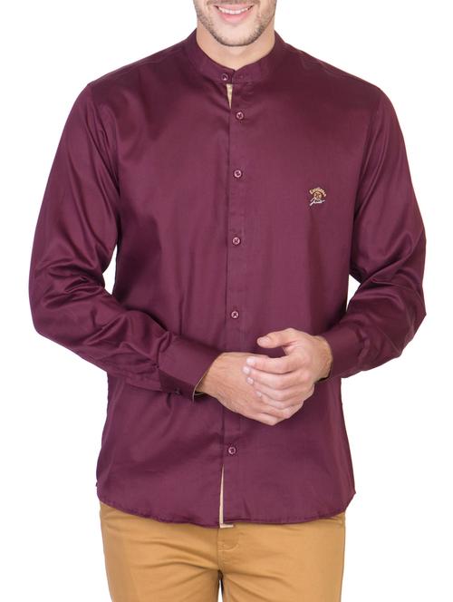 red cotton casual shirt - 12578154 - Very Small Image - 1