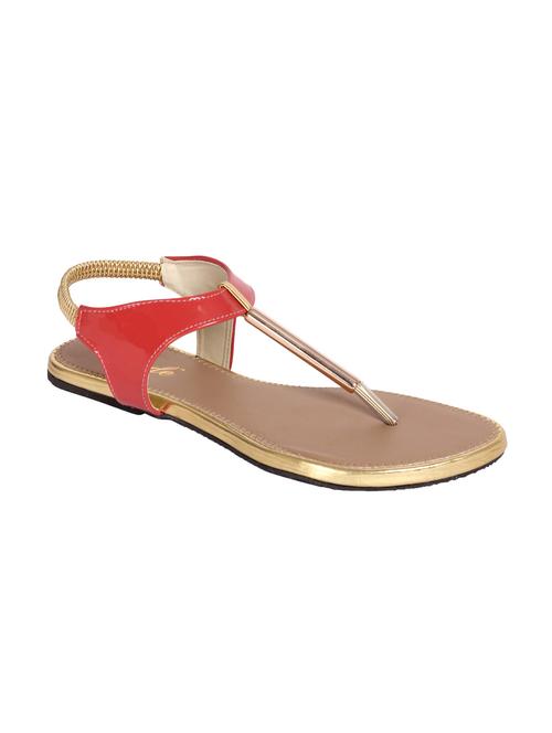 pink synthetic flat sandals - 1257958 - Very Small Image - 1