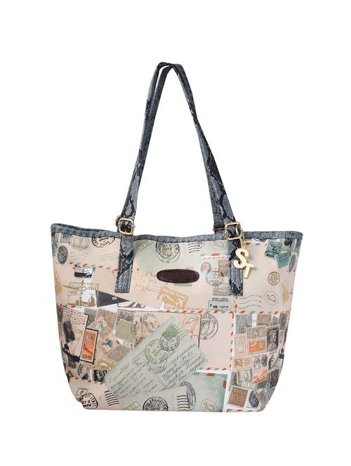 multi colored leatherette handbag - 12579792 - Very Small Image - 1
