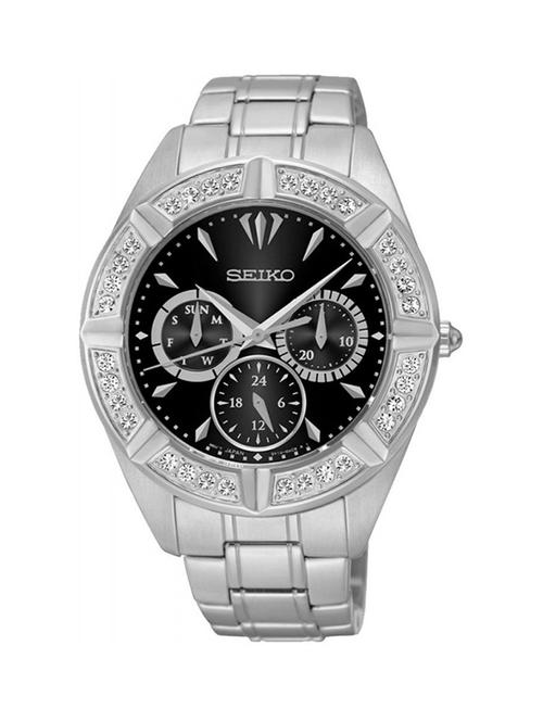 sky675p1 silver/black chronograph watch - 12584441 - Very Small Image - 1