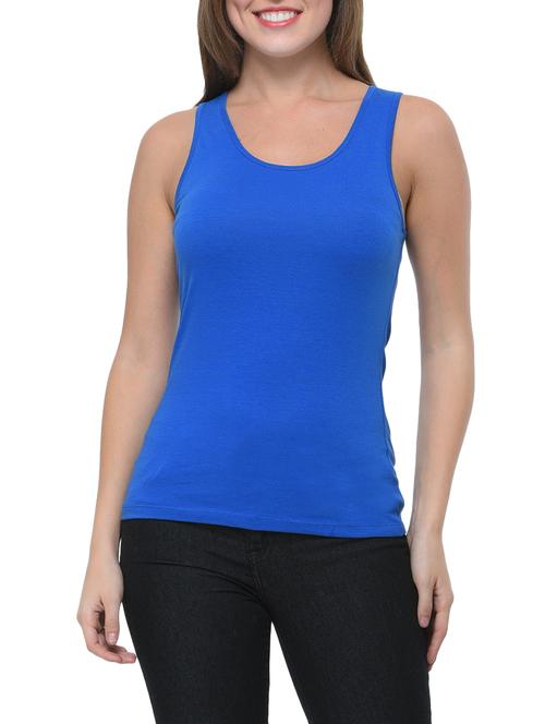 blue cotton tank tee - 12593924 - Very Small Image - 1