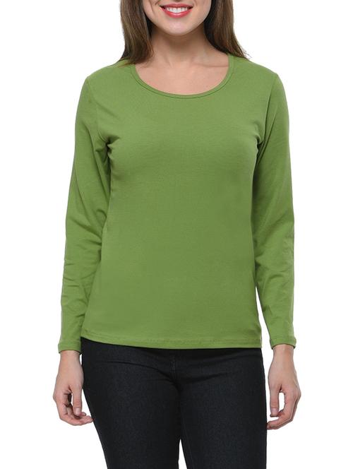 green cotton regular top - 12593978 - Very Small Image - 1