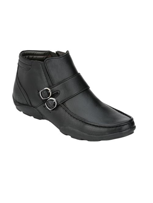black leatherette ankle boot - 12594519 - Very Small Image - 1