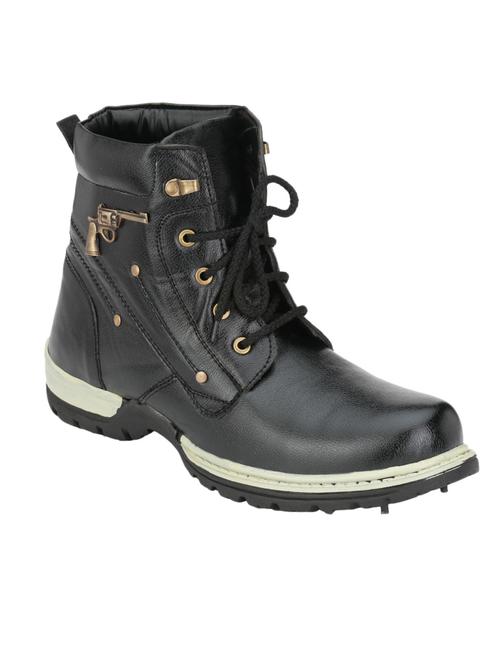 black lace up ankle boot - 12594526 - Very Small Image - 1