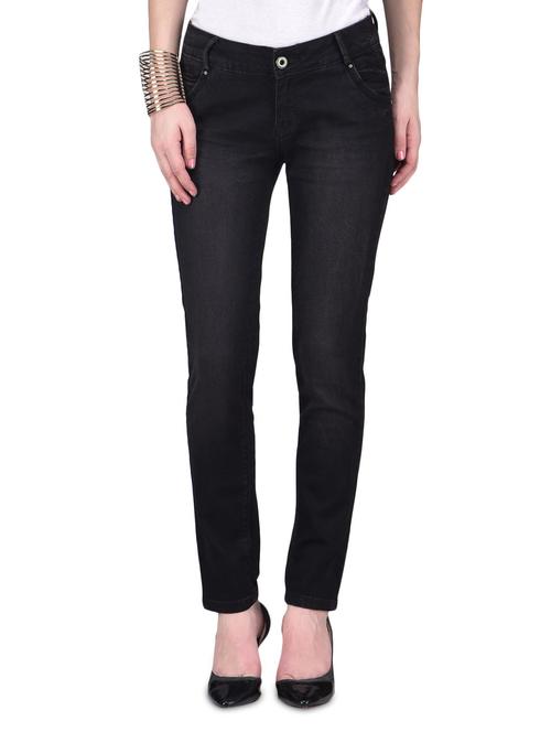 black polyester spandex jeans - 1259735 - Very Small Image - 1