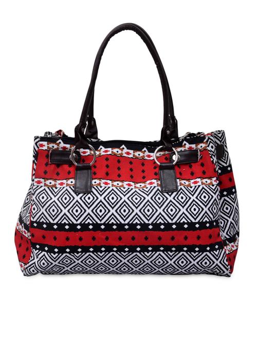 multicolored printed canvas handbag - 1261163 - Very Small Image - 1