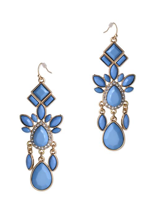 blue embellished danglers - 1265047 - Very Small Image - 1
