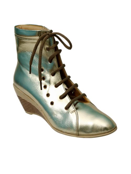 gold ankle boot - 12663702 - Very Small Image - 1