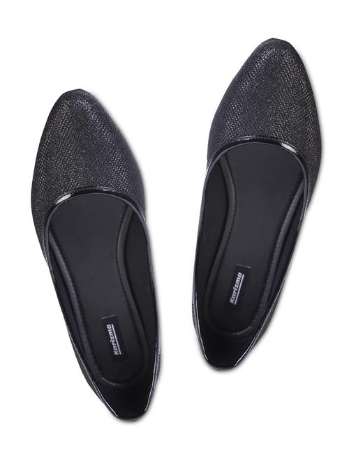 solid black textured ballerinas - 1267302 - Very Small Image - 1