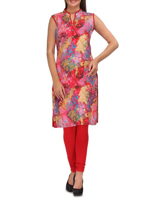 multicoloured cotton printed kurti - 1267425 - Very Small Image - 1