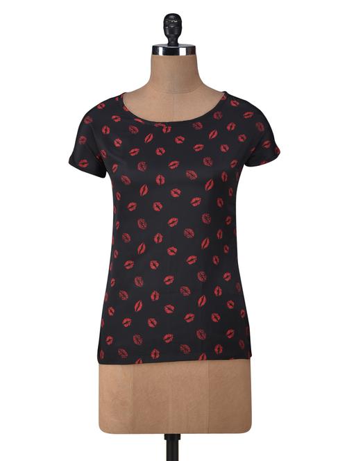 round neck quirky tee - 1268766 - Very Small Image - 1