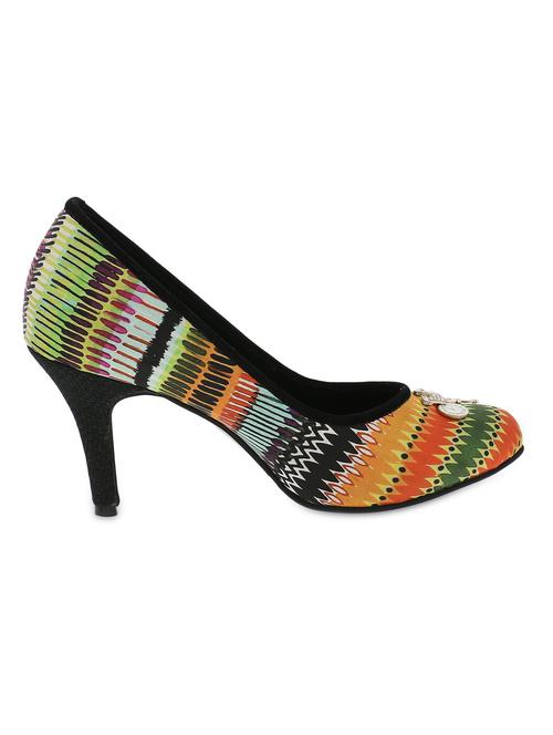 multicolored faux leather heels - 1271041 - Very Small Image - 1