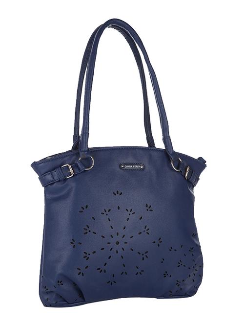 blue leather handbag - 12719539 - Very Small Image - 1