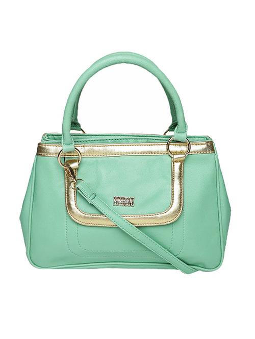 green leather handbag - 12719580 - Very Small Image - 1
