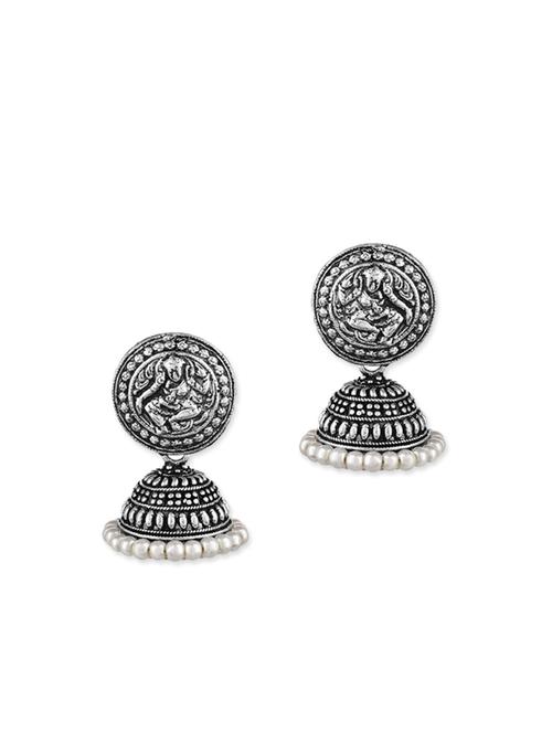 silver metal chandellier earring - 12755581 - Very Small Image - 1