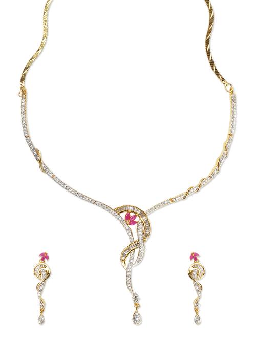 gold brass collar necklace - 12759372 - Very Small Image - 1