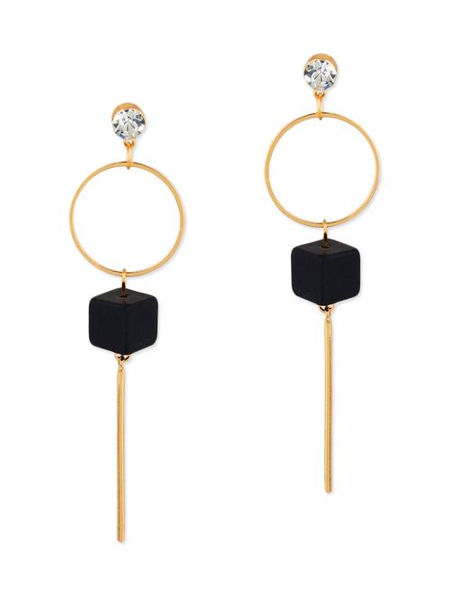 black metal drop earring - 12760613 - Very Small Image - 1