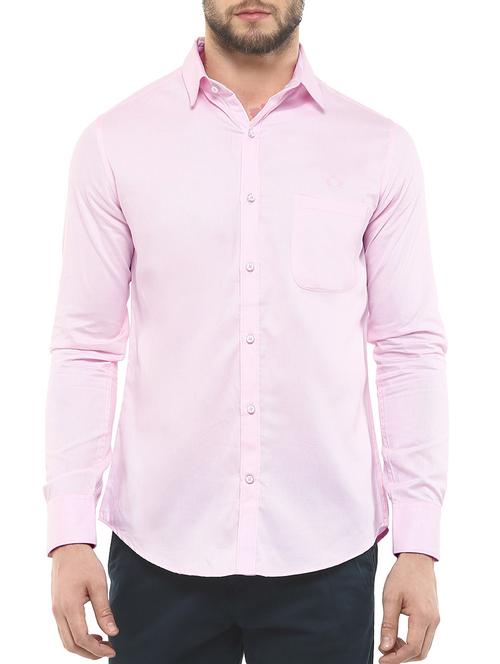 mens solid casual shirt - 12763271 - Very Small Image - 1