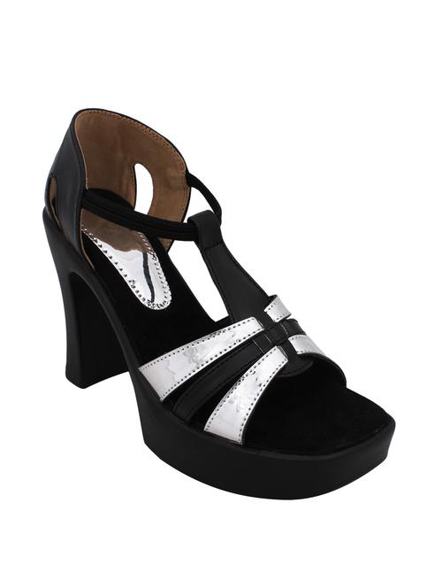 black patent leather platforms sandals - 12777353 - Very Small Image - 1