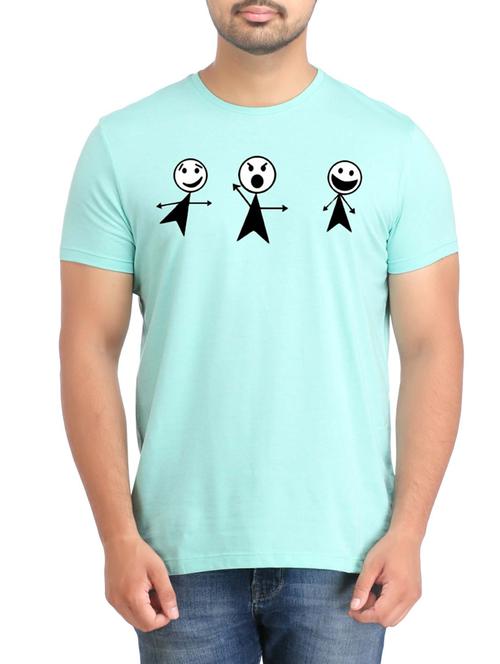 blue polyester tshirt - 12781296 - Very Small Image - 1