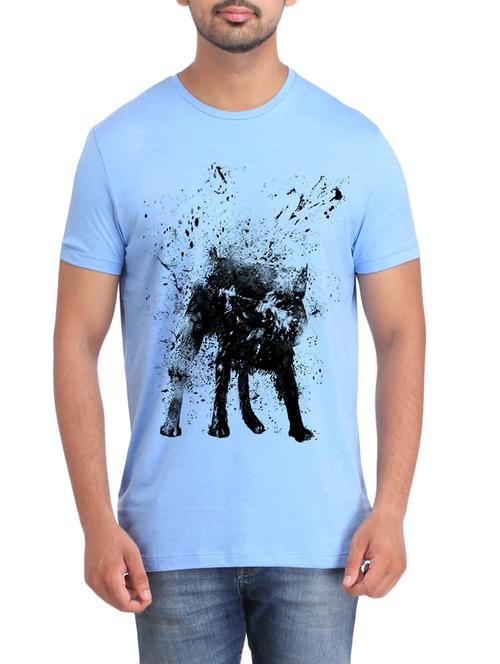 blue polyester tshirt - 12781436 - Very Small Image - 1