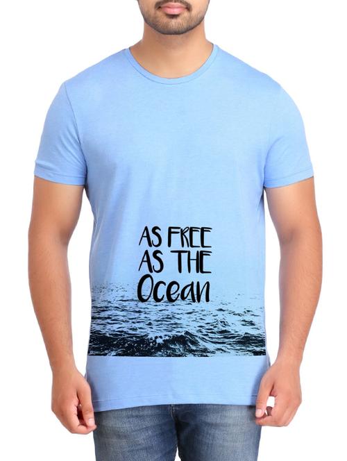 blue polyester tshirt - 12781856 - Very Small Image - 1
