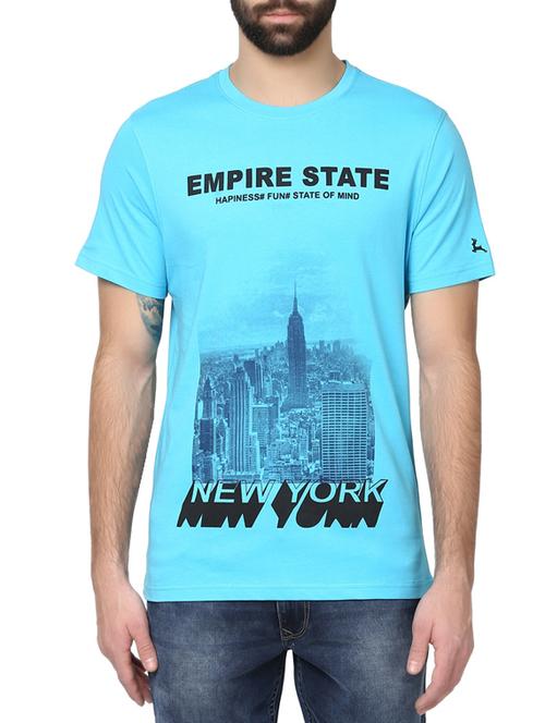 light blue cotton tshirt - 12782597 - Very Small Image - 1