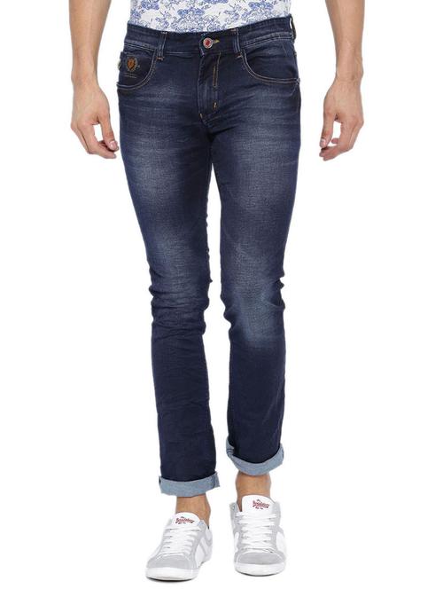 blue denim washed jeans - 12782668 - Very Small Image - 1