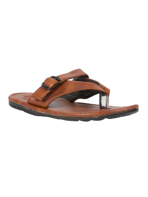 brown leatherette slipper - 12785252 - Very Small Image - 1