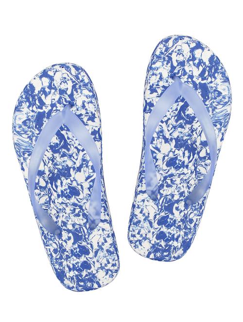 blue rubber flip flops - 12786202 - Very Small Image - 1