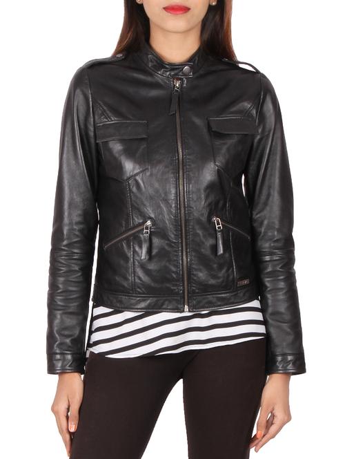 black leather jacket - 12787294 - Very Small Image - 1