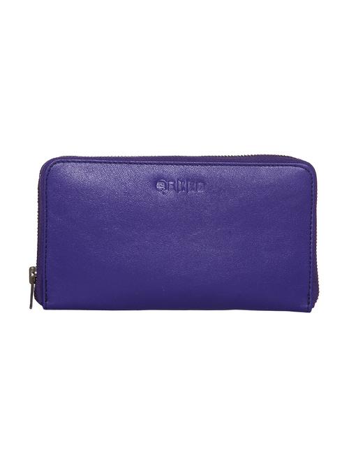 purple leather clutch - 12787835 - Very Small Image - 1