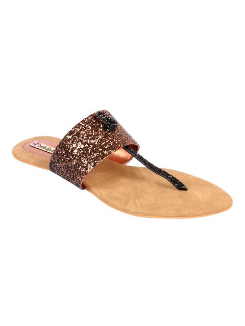 copper t-strap sandal - 12789147 - Very Small Image - 1