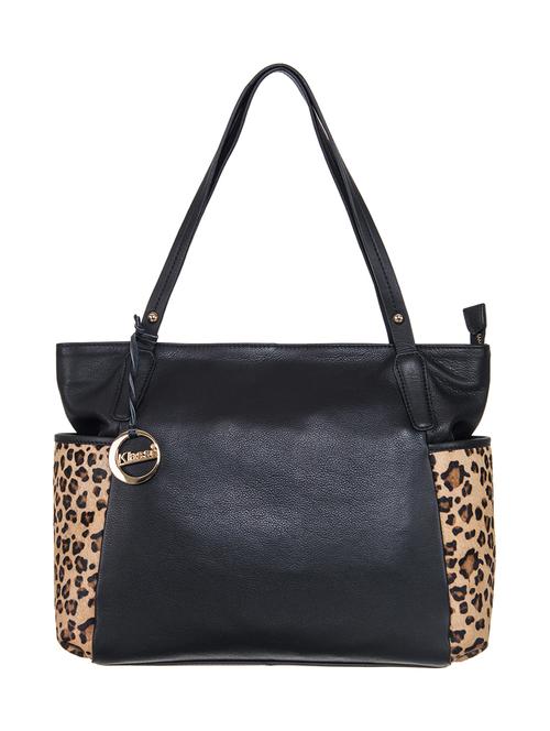 black leather handbag - 12789274 - Very Small Image - 1