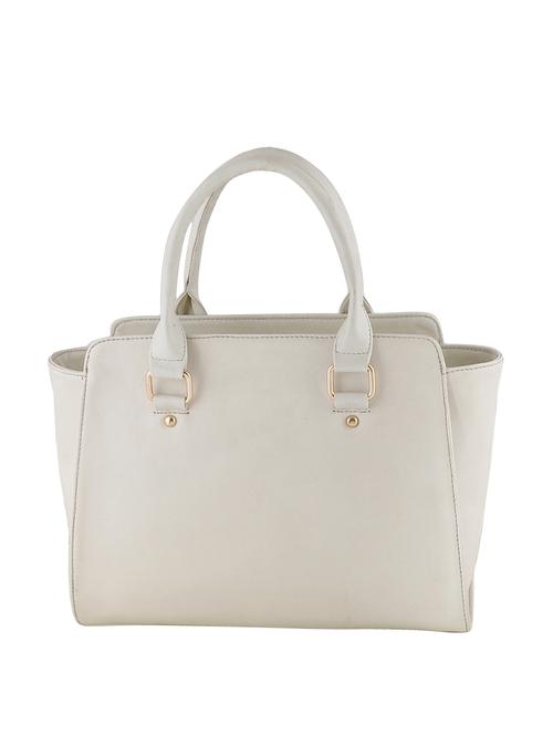 white leatherette handbag - 12790290 - Very Small Image - 1