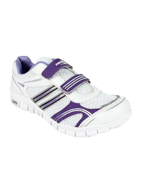 white pu slip on sports shoes - 12791213 - Very Small Image - 1