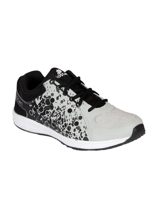 grey mesh lace up sport shoes - 12791698 - Very Small Image - 1