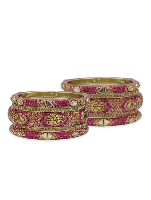 purple gold tone stone bangles - 12795710 - Very Small Image - 1