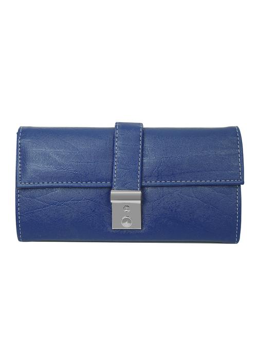 blue leatherette clutch - 12798000 - Very Small Image - 1
