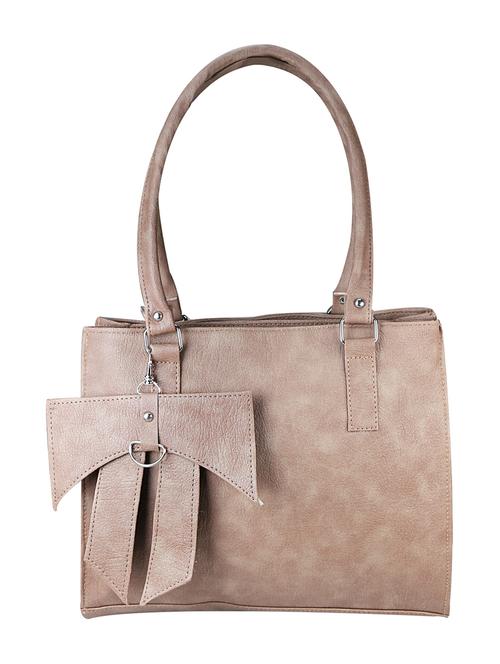 brown leatherette handbag - 12798022 - Very Small Image - 1