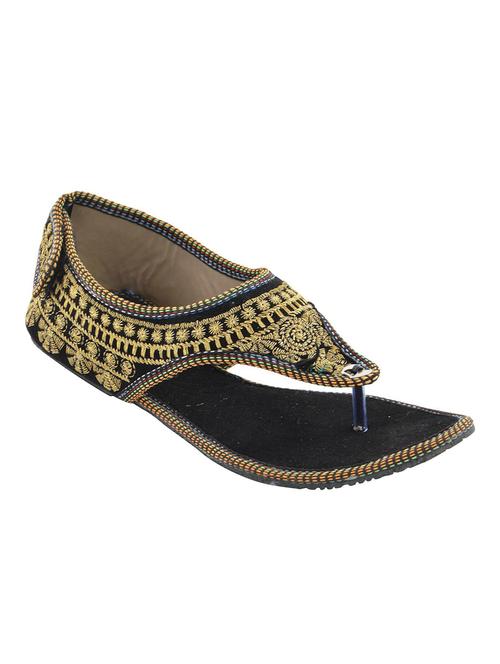 black ethnic sandals - 12798453 - Very Small Image - 1